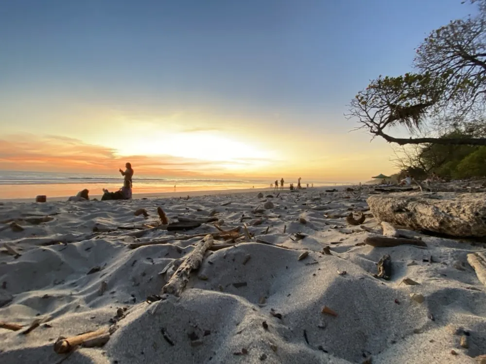 Playa de Guanacaste al atardecer
